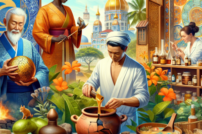 Prácticas de curación tradicionales en diversas culturas.