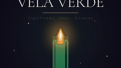 Vela verde encendida: significado, usos y rituales de prosperidad y sanación